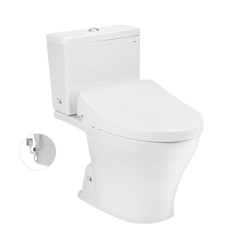 Bồn cầu điện tử hai khối TOTO CS326DW11 nắp rửa Washlet