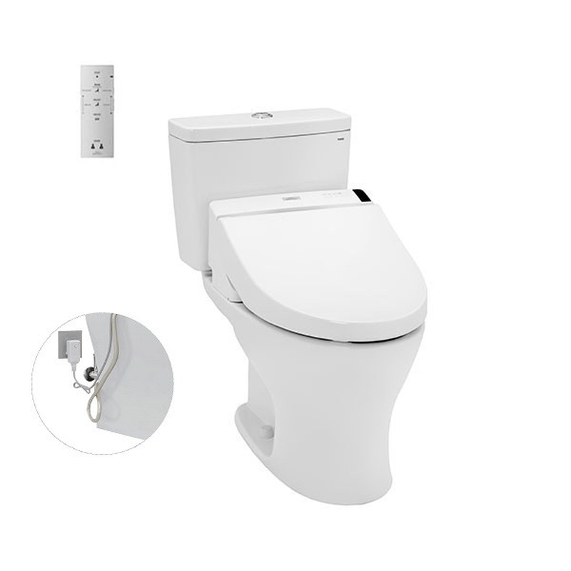 Bồn cầu điện tử hai khối TOTO CS735DW6#XW nắp rửa Washlet