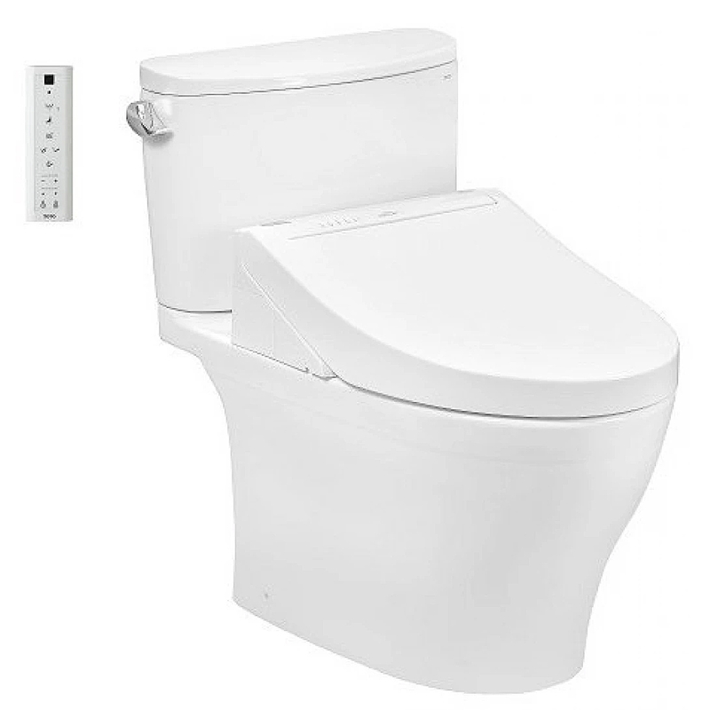 Bồn Cầu Điện Tử Hai Khối TOTO CS767CRW15 Nắp Rửa WASHLET C5 TCF24460AAA