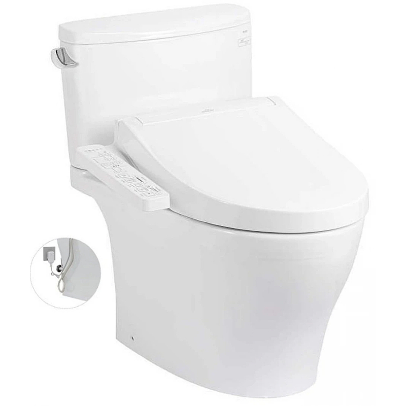 Bồn cầu điện tử hai khối TOTO CS767RW16 nắp rửa Washlet