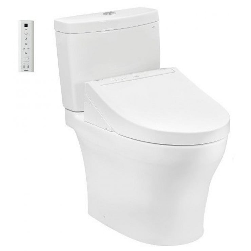 Bồn Cầu Điện Tử Hai Khối TOTO CS769CDRW15#XW Nắp Rửa WASHLET C5 TCF24460AAA