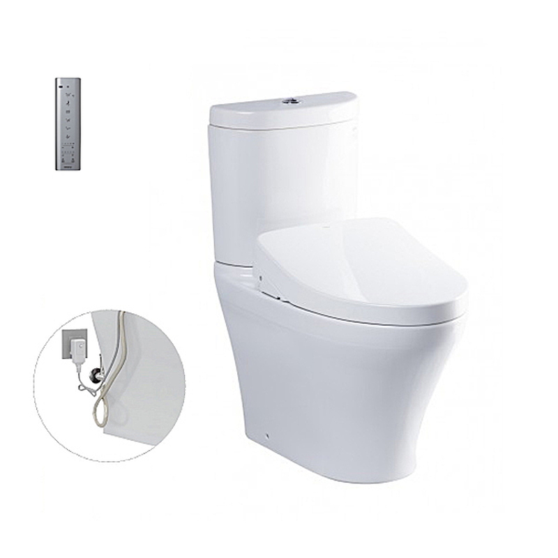 Bồn cầu điện tử hai khối TOTO CS818DW6 nắp rửa Washlet
