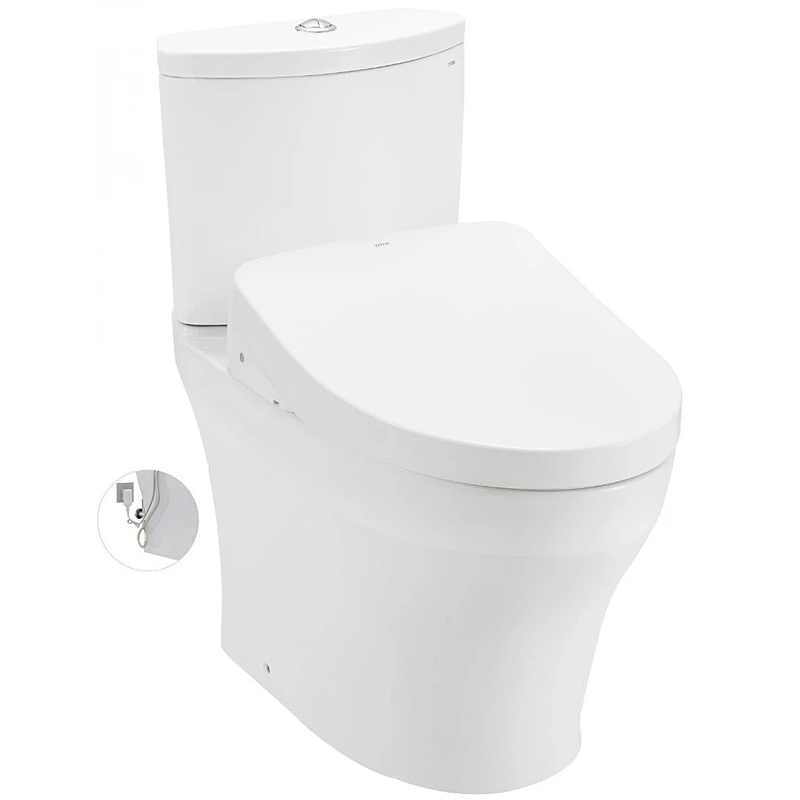 Bồn cầu điện tử hai khối TOTO CS838DW11#XW nắp rửa Washlet