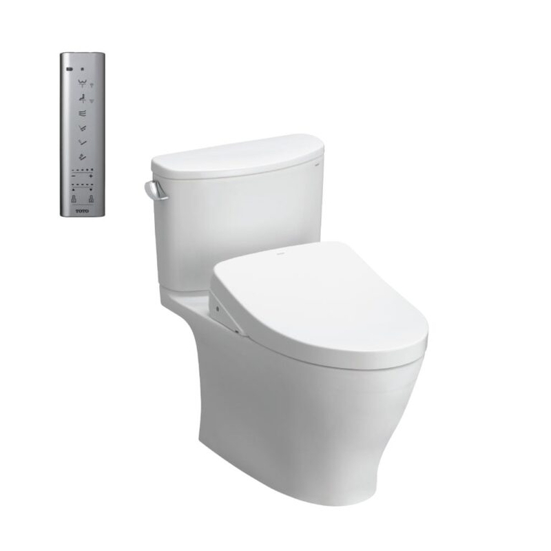 Bồn Cầu Điện Tử Hai Khối TOTO CS767CW12 Nắp Rửa WASHLET TCF4911EZ