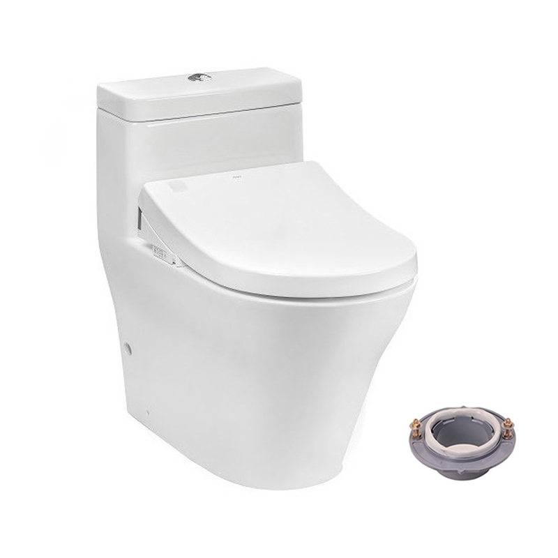 Bồn cầu điện tử một khối TOTO CW166RB/TCF6632A/T53P100VR nắp rửa Washlet