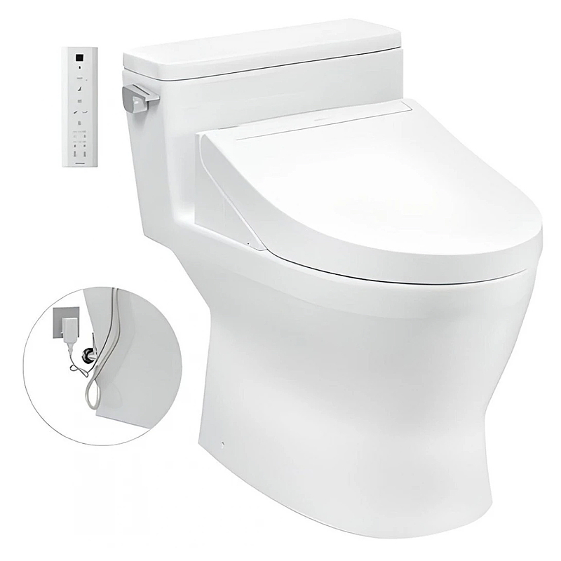 Bồn cầu điện tử một khối TOTO MS188VKW14#XW nắp rửa Washlet