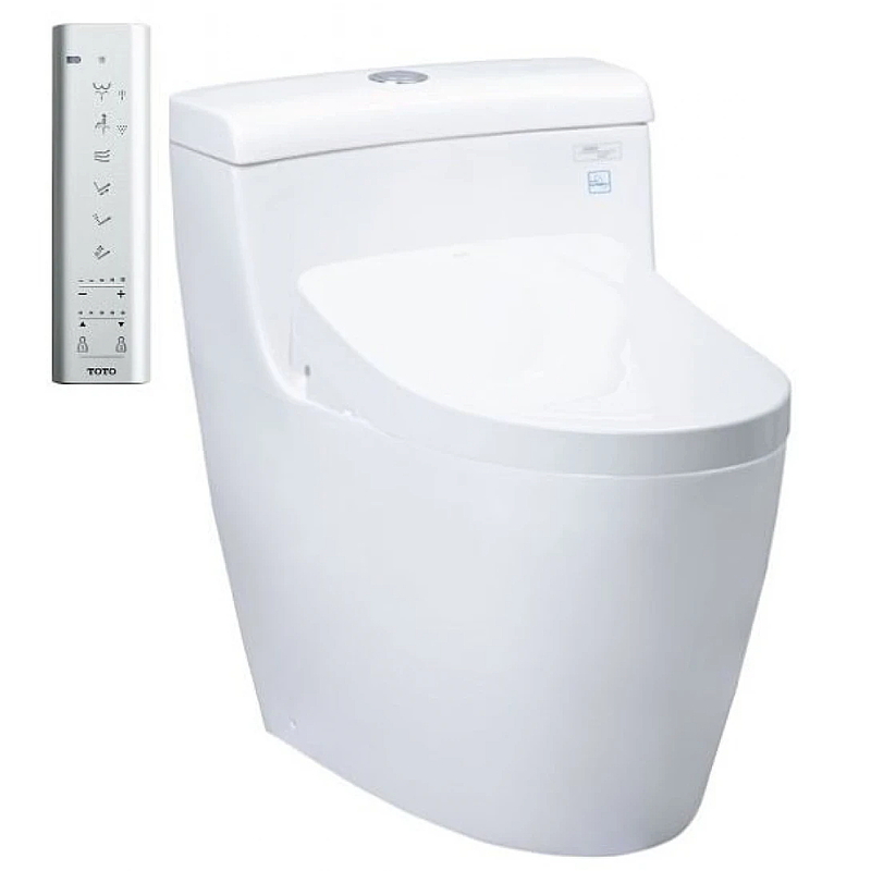 Bồn cầu điện tử một khối TOTO MS636CDRW12#XW nắp rửa Washlet