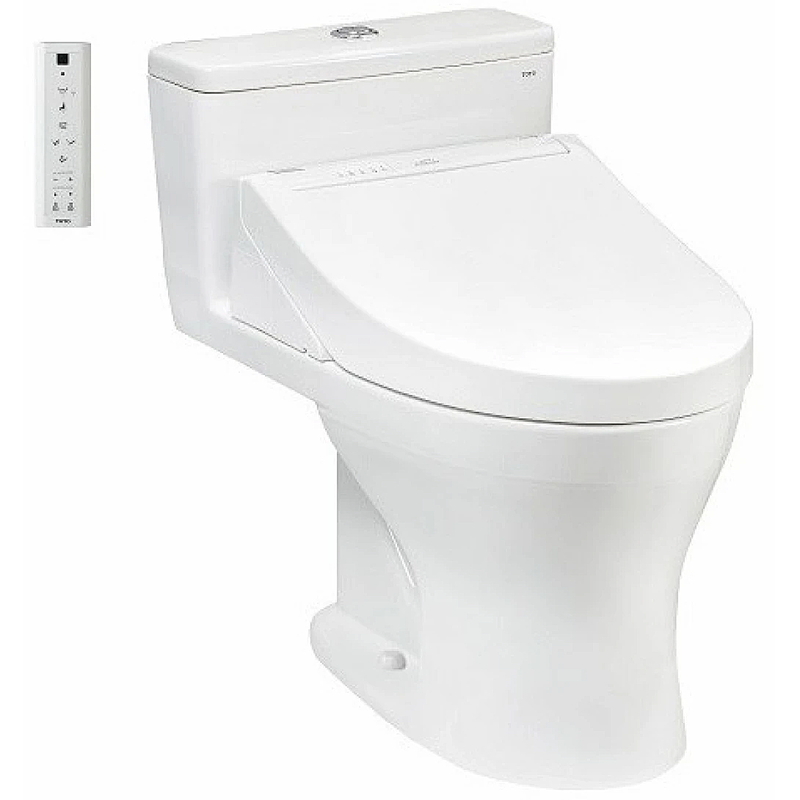 Bồn Cầu Điện Tử Một Khối TOTO MS855CDW15 Nắp Rửa WASHLET C5 TCF24460AAA