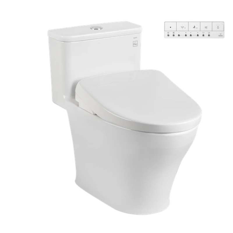 Bồn cầu điện tử một khối TOTO MS857CDW23 nắp rửa Washlet TCF47360GAA
