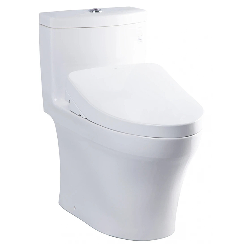 Bồn Cầu Điện Tử Một Khối TOTO MS889CDW12 Nắp Rửa WASHLET TCF4911EZ