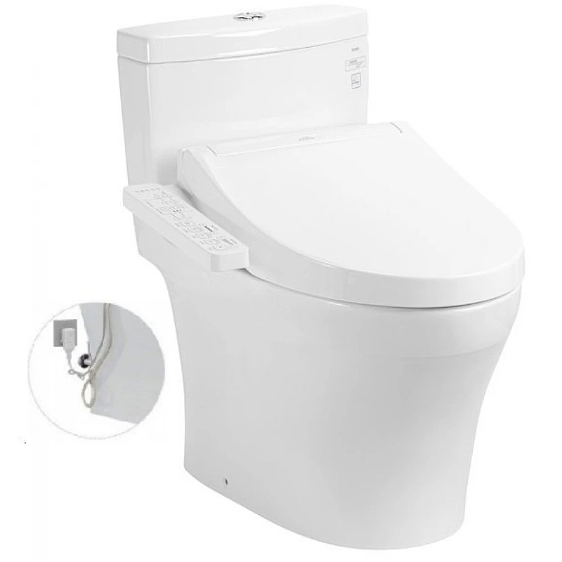 Bồn cầu điện tử một khối TOTO MS889DRW14 nắp rửa Washlet