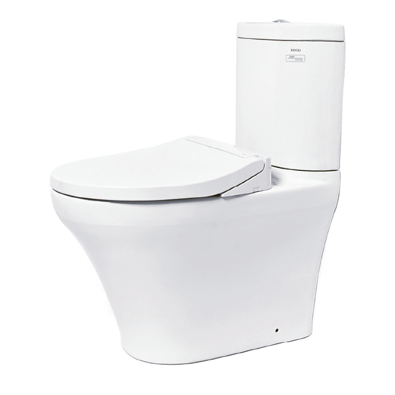 Bồn Cầu Hai Khối TOTO CS818DE2 Nắp Rửa Cơ TCW07S