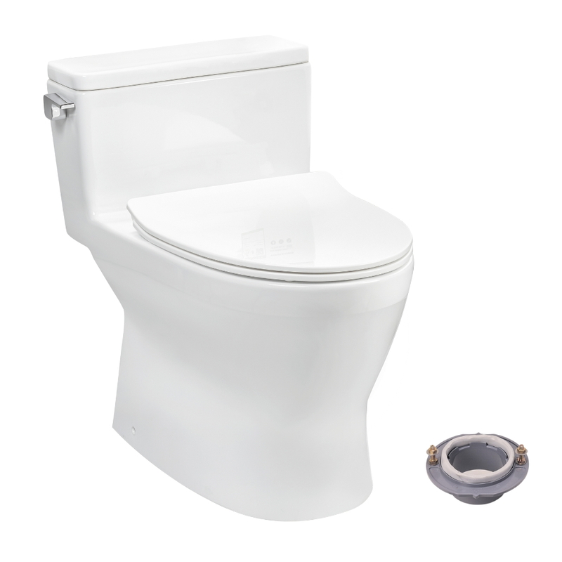 Bồn Cầu Một Khối TOTO MS188VKT8#XW/T53P100VR Nắp Đóng Êm TC600VS