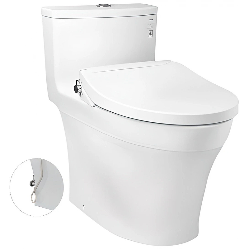 Bồn Cầu Một Khối TOTO MS885DE2 Nắp Rửa Cơ TCW07S