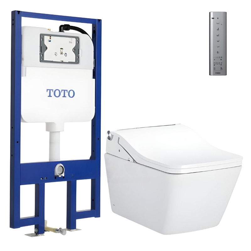 Bồn cầu treo tường điện tử TOTO CW522EA#NW1/TCF804C2Z#NW1/WH172AAT nắp rửa Washlet