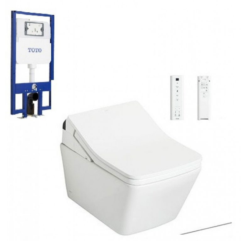Bồn cầu treo tường điện tử TOTO CW522EA/TCF797C2Z/WH172AAT nắp rửa Washlet