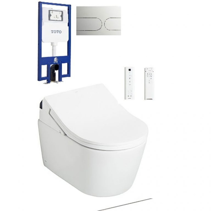Bồn cầu treo tường điện tử TOTO CW542HME3UNW1/TCF794CZ/WH172AT/MB175M nắp rửa Washlet