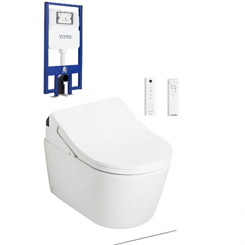 Bồn cầu treo tường điện tử TOTO CW542HME3UNW1/TCF795C2Z/WH172AAT nắp rửa Washlet
