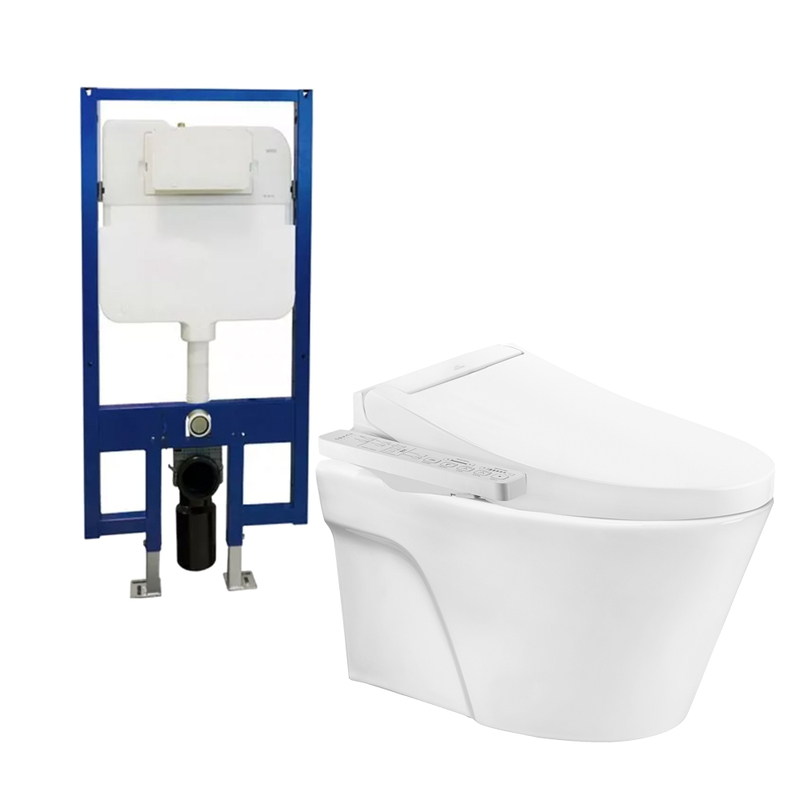 Bồn cầu treo tường điện tử TOTO CW822RA/TCF23410AAA/WH172A nắp rửa Washlet