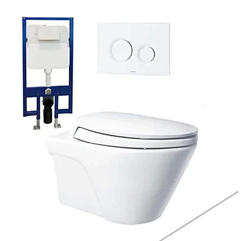 Bồn cầu treo tường TOTO CW822NJWS/MB174P/WH172A nắp đóng êm