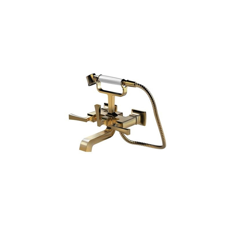 Vòi Xả Bồn Nóng Lạnh Kèm Sen Tay TOTO DM207CF#PG Màu Vàng