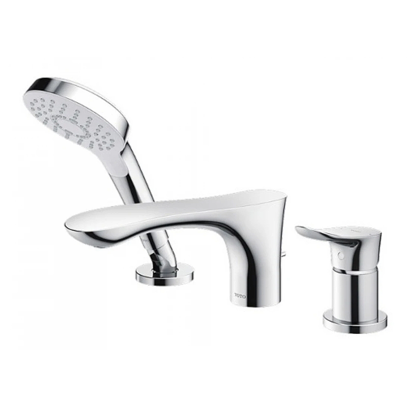 Vòi Xả Bồn Nóng Lạnh Kèm Sen Tay 3 Lỗ TOTO GO TBG01305BB