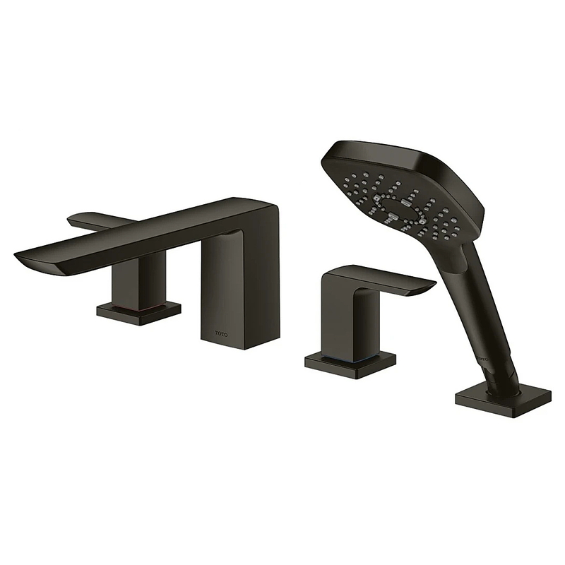 Vòi Xả Bồn Nóng Lạnh Kèm Sen Tay 4 Lỗ TOTO GR TBG02202A#MBL Màu Đen Mờ