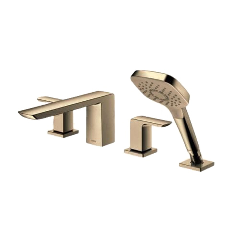Vòi Xả Bồn Nóng Lạnh Kèm Sen Tay 4 Lỗ TOTO GR TBG02202BB#BFG Màu Vàng Pháp Mờ