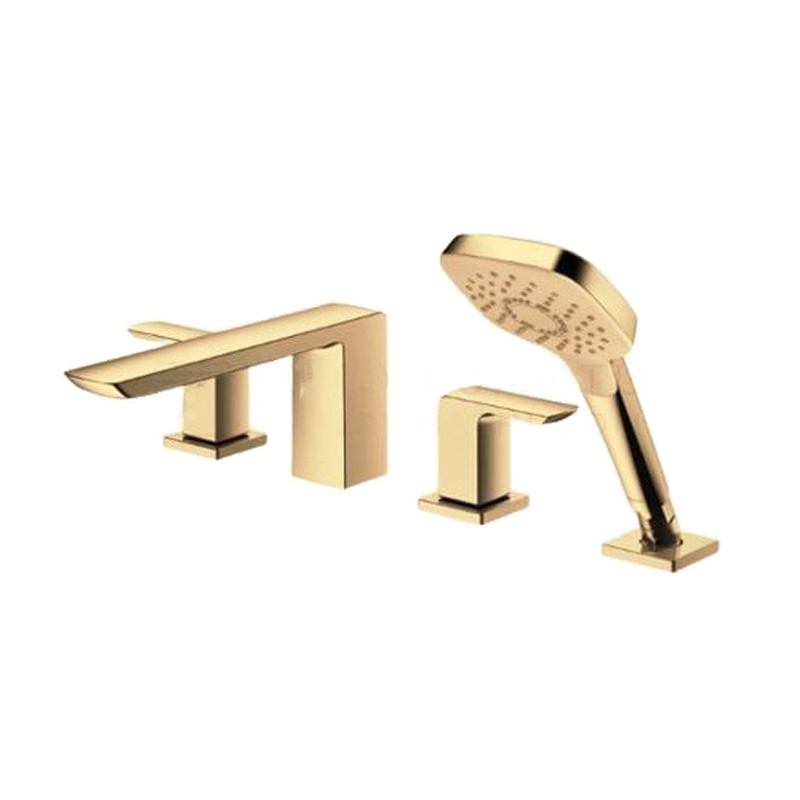Vòi Xả Bồn Nóng Lạnh Kèm Sen Tay 4 Lỗ TOTO GR TBG02202BB#PFG Màu Vàng Pháp Bóng