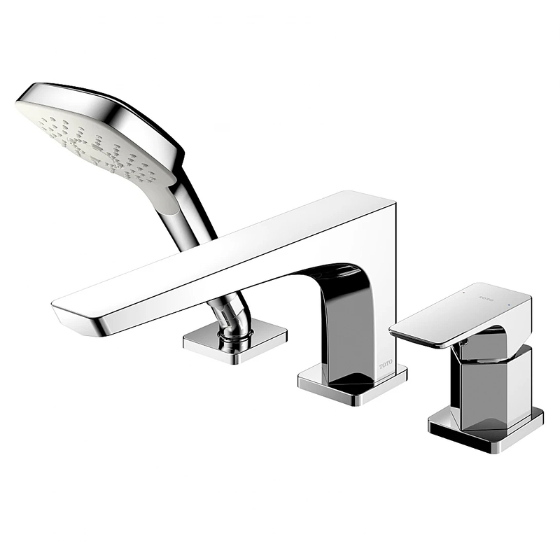 Vòi Xả Bồn Nóng Lạnh Kèm Sen Tay 3 Lỗ TOTO GE TBG07305AA