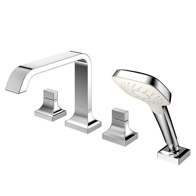 Vòi Xả Bồn Nóng Lạnh Kèm Sen Tay 4 Lỗ TOTO GC TBG08202A