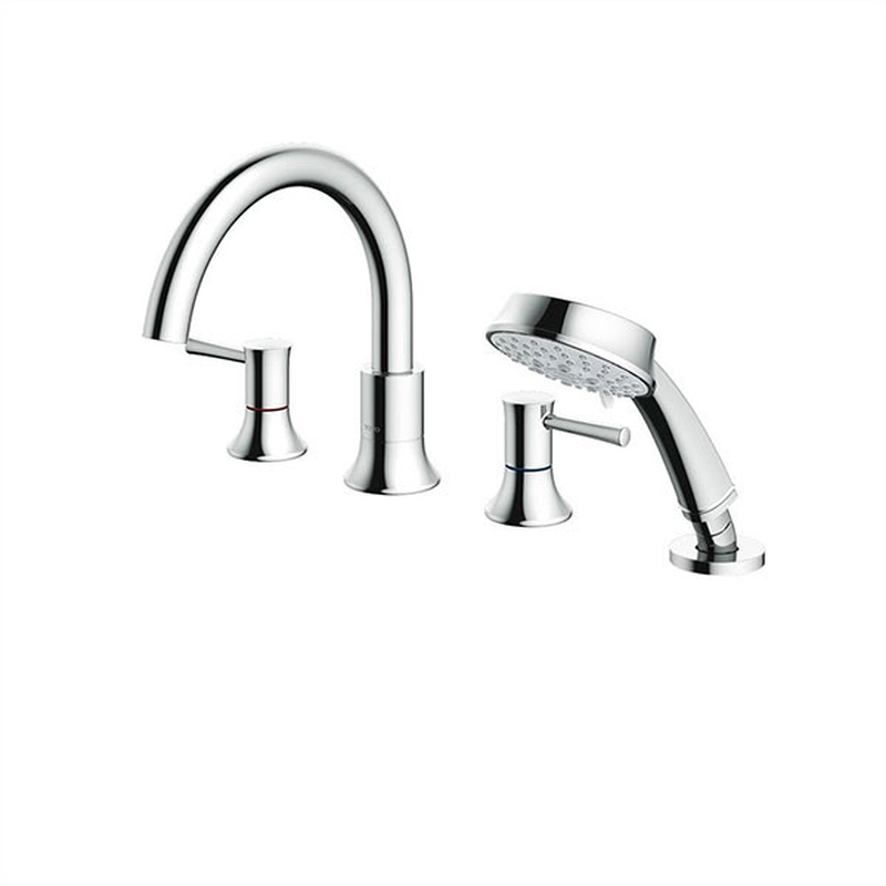 Vòi Xả Bồn Nóng Lạnh Kèm Sen Tay 4 Lỗ TOTO LN TBS02202B