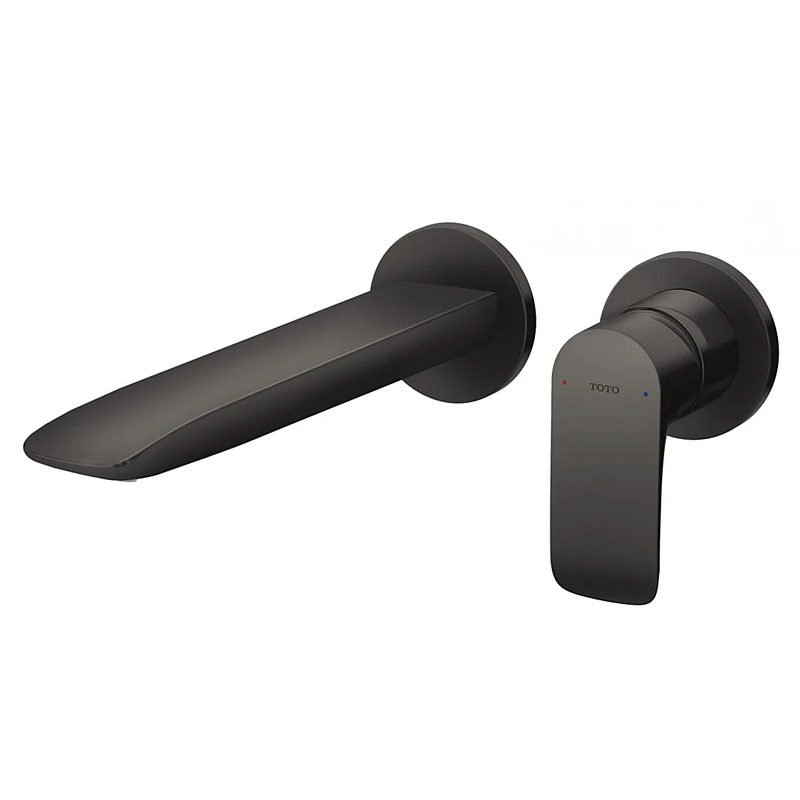 Vòi Lavabo Nóng Lạnh Gắn Tường Vòi Ngắn TOTO GA TLG04310BB#MBL Màu Đen Mờ