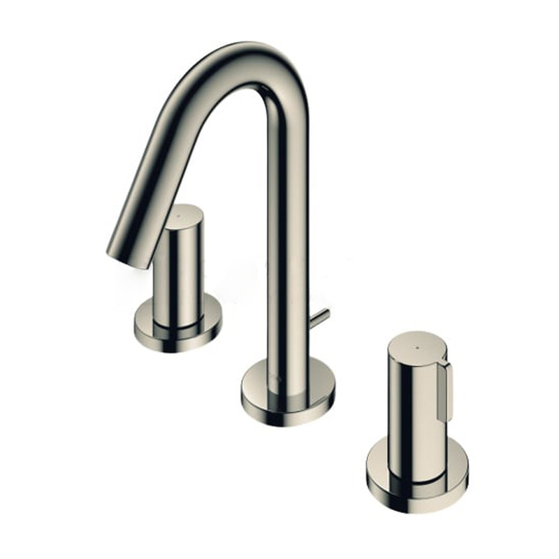 Vòi Lavabo Nóng Lạnh 3 Lỗ TOTO GF TLG11201B#BN Màu Niken Mờ