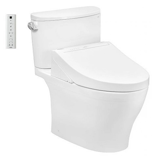 Bồn Cầu Điện Tử Hai Khối TOTO CS767CRW15 Nắp Rửa WASHLET C5 TCF24460AAA