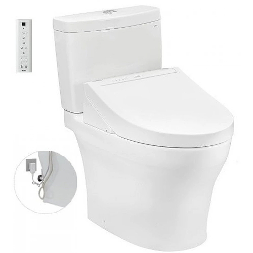 Bồn Cầu Điện Tử Hai Khối TOTO CS769DRW14 Nắp Rửa WASHLET C5 TCF24410AAA