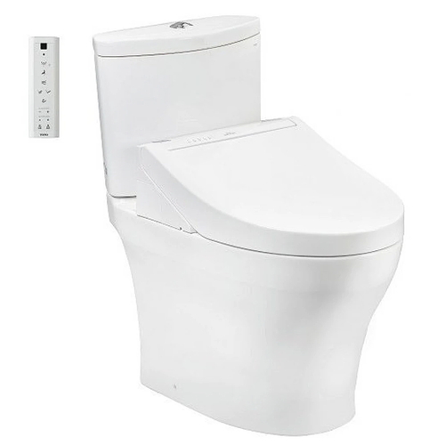 Bồn Cầu Điện Tử Hai Khối TOTO CS838CDW15 Nắp Rửa WASHLET C5 TCF24460AAA