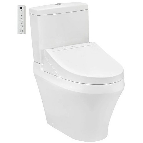 Bồn Cầu Điện Tử Hai Khối TOTO CS948CDW15 Nắp Rửa WASHLET C5 TCF24460AAA