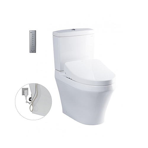 Bồn cầu điện tử hai khối TOTO CS948DW11#XW nắp rửa Washlet