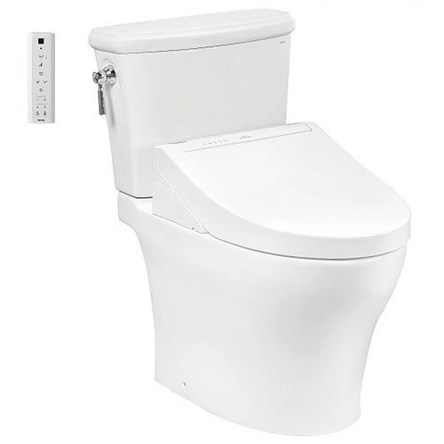 Bồn Cầu Điện Tử Hai Khối TOTO CS986CGW15#XW Nắp Rửa WASHLET C5 TCF24460AAA