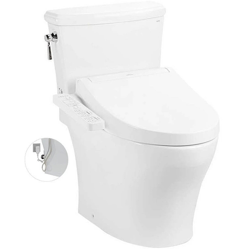 Bồn Cầu Điện Tử Hai Khối TOTO CS986GW16 Nắp Rửa WASHLET C2 TCF23410AAA