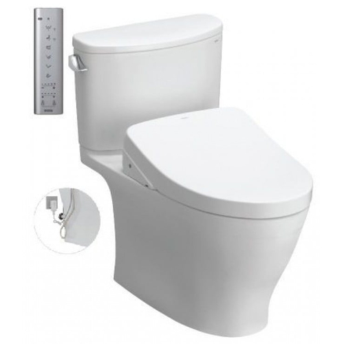 Bồn Cầu Điện Tử Hai Khối TOTO CS767W11 Nắp Rửa WASHLET TCF4911Z