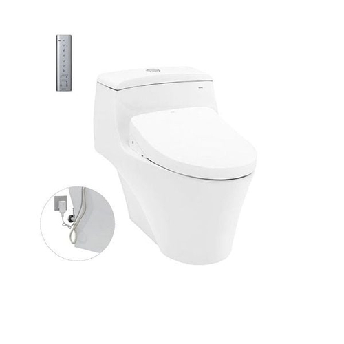 Bồn cầu điện tử một khối TOTO MS823DRW11 nắp rửa Washlet