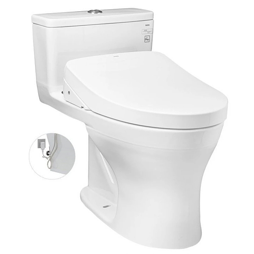 Bồn cầu điện tử một khối TOTO MS855DW11#XW nắp rửa Washlet