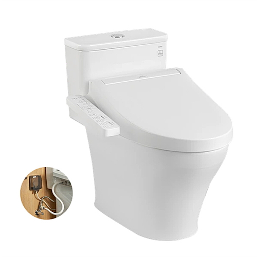 Bồn cầu điện tử một khối TOTO MS857CDW16 nắp rửa Washlet TCF23410AAA