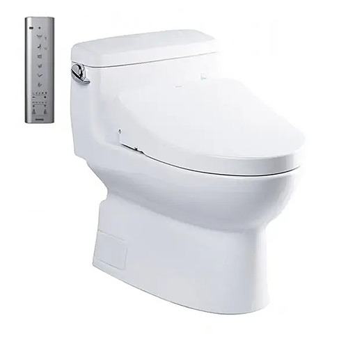 Bồn cầu điện tử một khối TOTO MS884CW12 nắp rửa Washlet