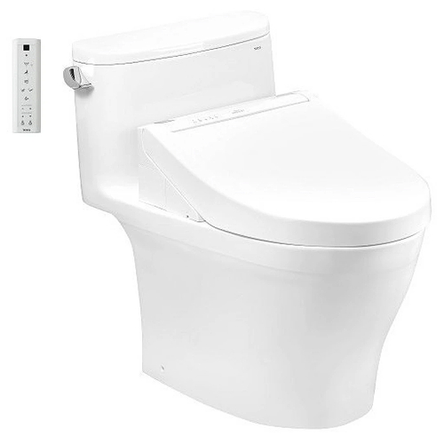 Bồn Cầu Điện Tử Một Khối TOTO MS887CRW15 Nắp Rửa WASHLET C5 TCF24460AAA