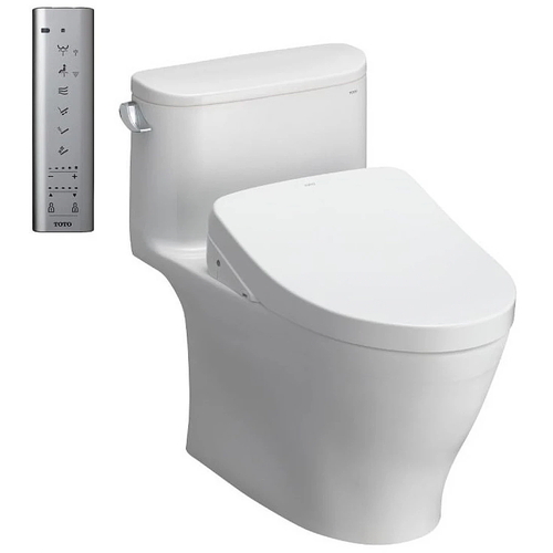 Bồn Cầu Điện Tử Một Khối TOTO MS887CW12 Nắp Rửa WASHLET S7 TCF4911EZ