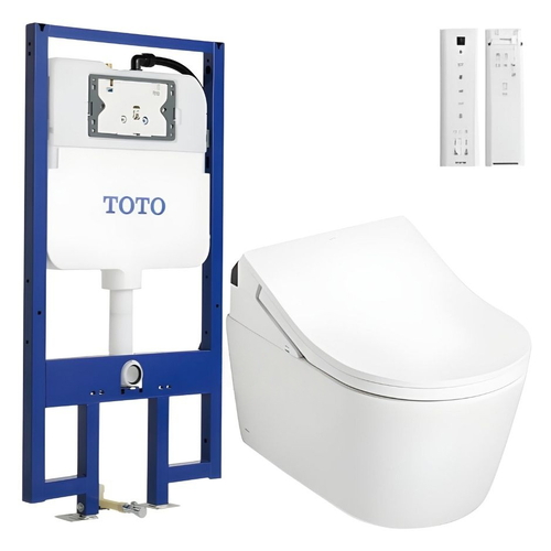 Bồn cầu treo tường điện tử TOTO CW542HME5UNW1/TCF795C2Z/WH172AAT nắp rửa Washlet
