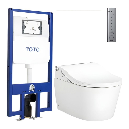 Bồn cầu treo tường điện tử TOTO CW542HME5UNW1/TCF801CZ/WH172AT nắp rửa Washlet